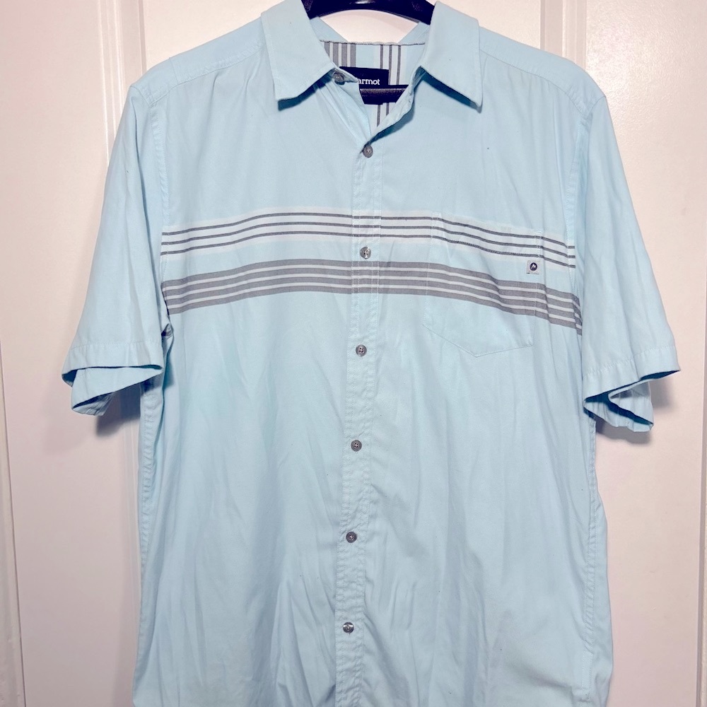 Marmot Casual Outdoor Shirt - Light Blue